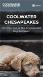 Mobile Screenshot of coolwaterchesapeakes.com